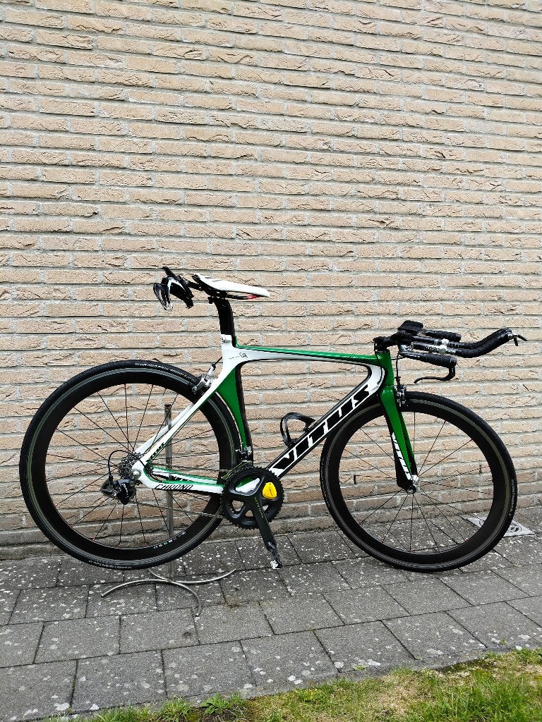 Tijdritfiets incl 2 wielsets, Fietsen en Brommers, Gebruikt, Carbon, Meer dan 20 versnellingen, 53 tot 57 cm