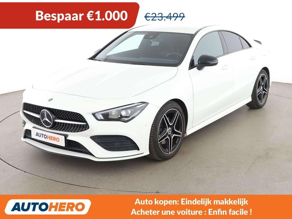 Mercedes-Benz CLA-Klasse 180 CLA 180 d AMG Line (bj 2019), Auto's, Mercedes-Benz, Gebruikt, 116 pk, Wit, 1470 kg