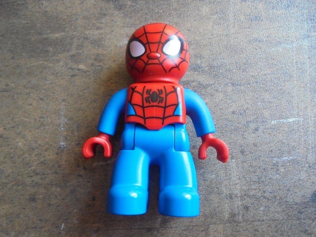 Lego Duplo Super Heroes Figure Spider-Man (zie foto's), Ophalen of Verzenden, Gebruikt, Losse stenen, Duplo