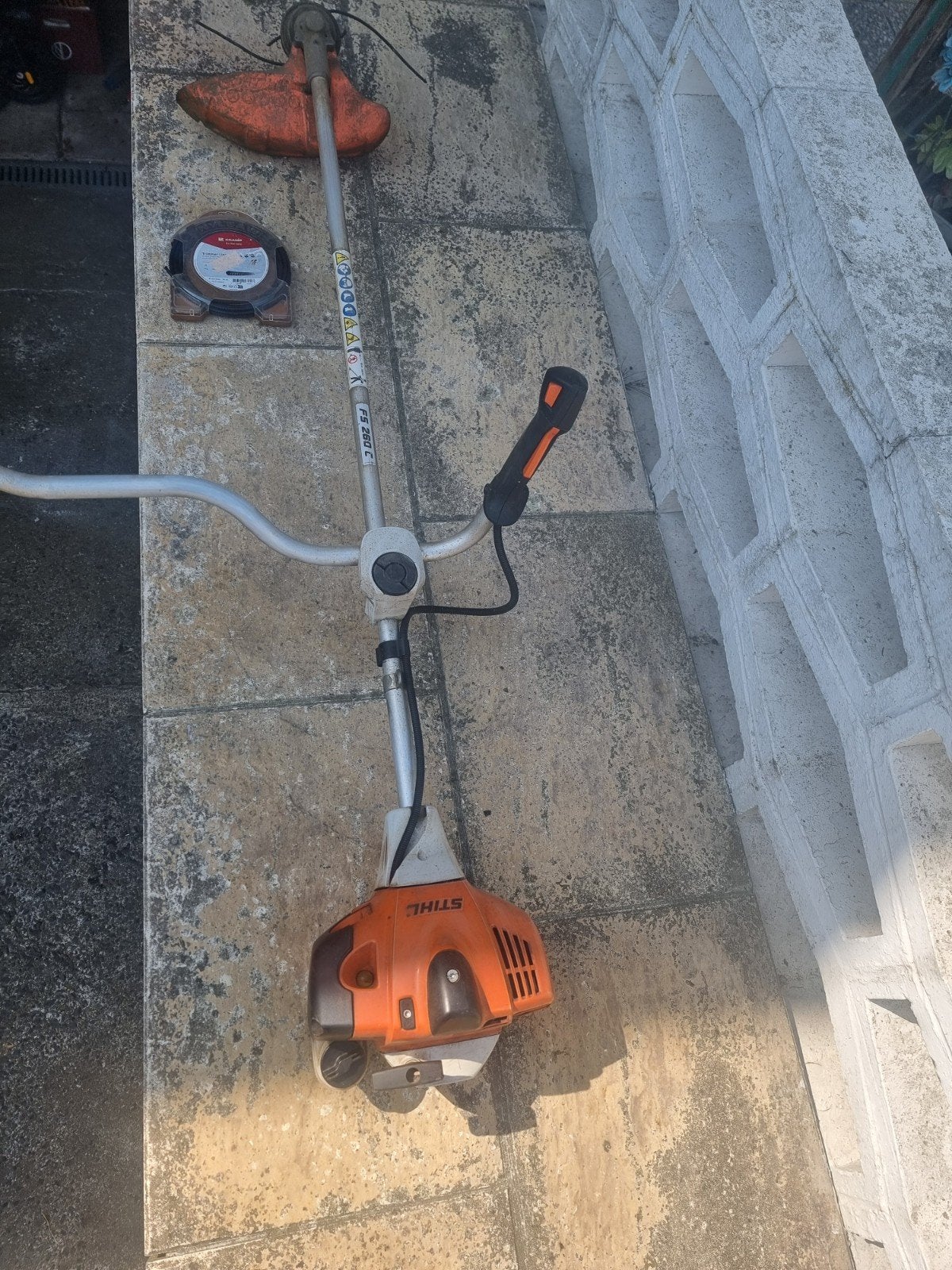 Debroussailleuse stihl FS 260 C, Ophalen