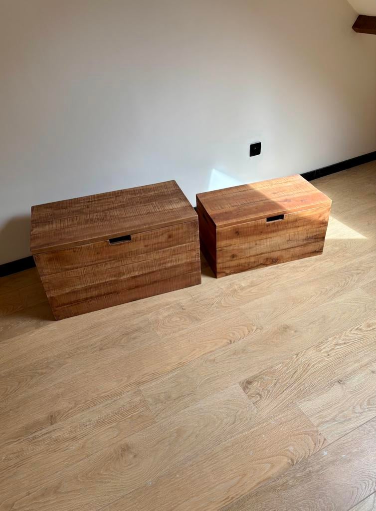 Houten opbergkist klein en groot, Huis en Inrichting, Ophalen, Zo goed als nieuw