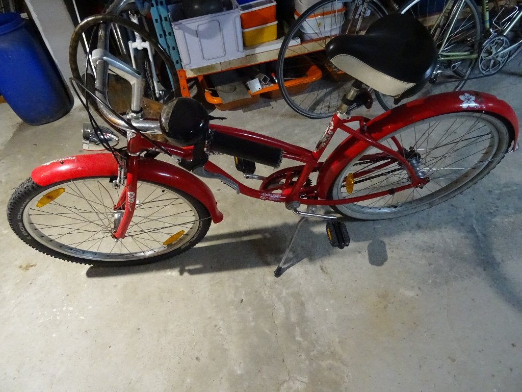 retro fiets, Fietsen en Brommers, Ophalen, Terugtraprem