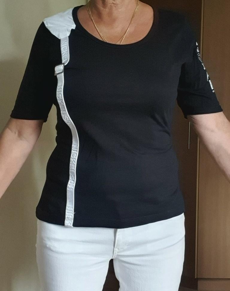 Prachtige T-shirt Nickelson maat M – nieuw, Kleding | Dames, T-shirts, Nieuw, Maat 38/40 (M), Zwart, Korte mouw, Verzenden