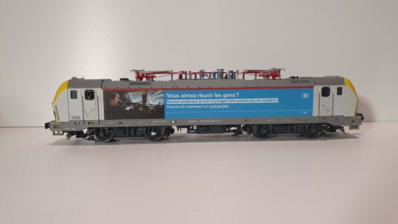 SNCB NMBS 1908 DCC SOUND LS MODELS 12252S, Autres marques, Enlèvement ou Envoi, Comme neuf, Courant continu
