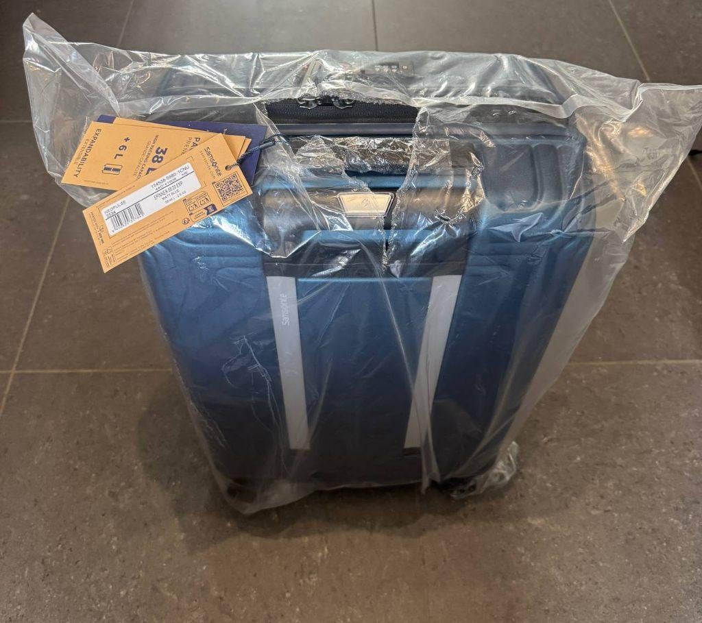 Samsonite Neopulse Spinner 55/20cm Matte Ice Blue, Neuf, 35 à 45 cm, Plastique dur, Enlèvement