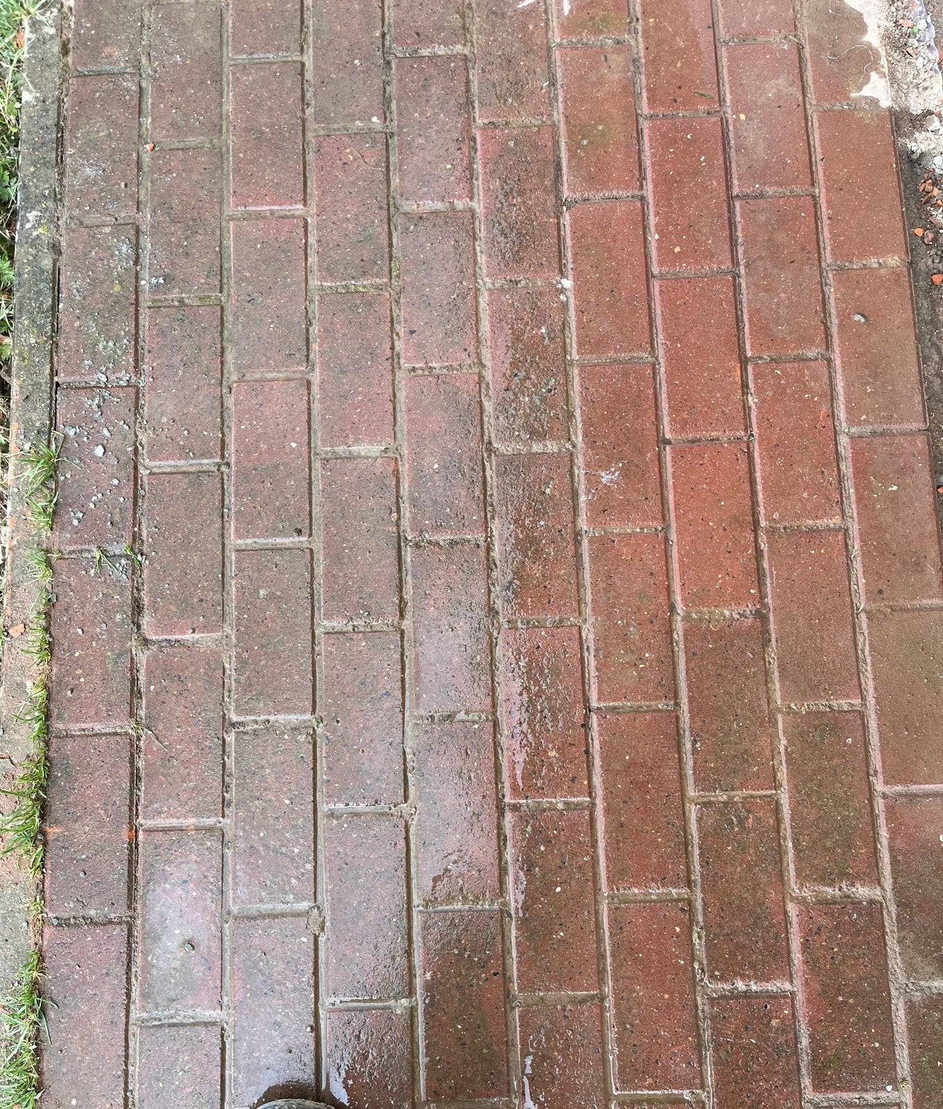 Rode beton klinkers, Ophalen, Klinkers, Zo goed als nieuw, 10 m² of meer