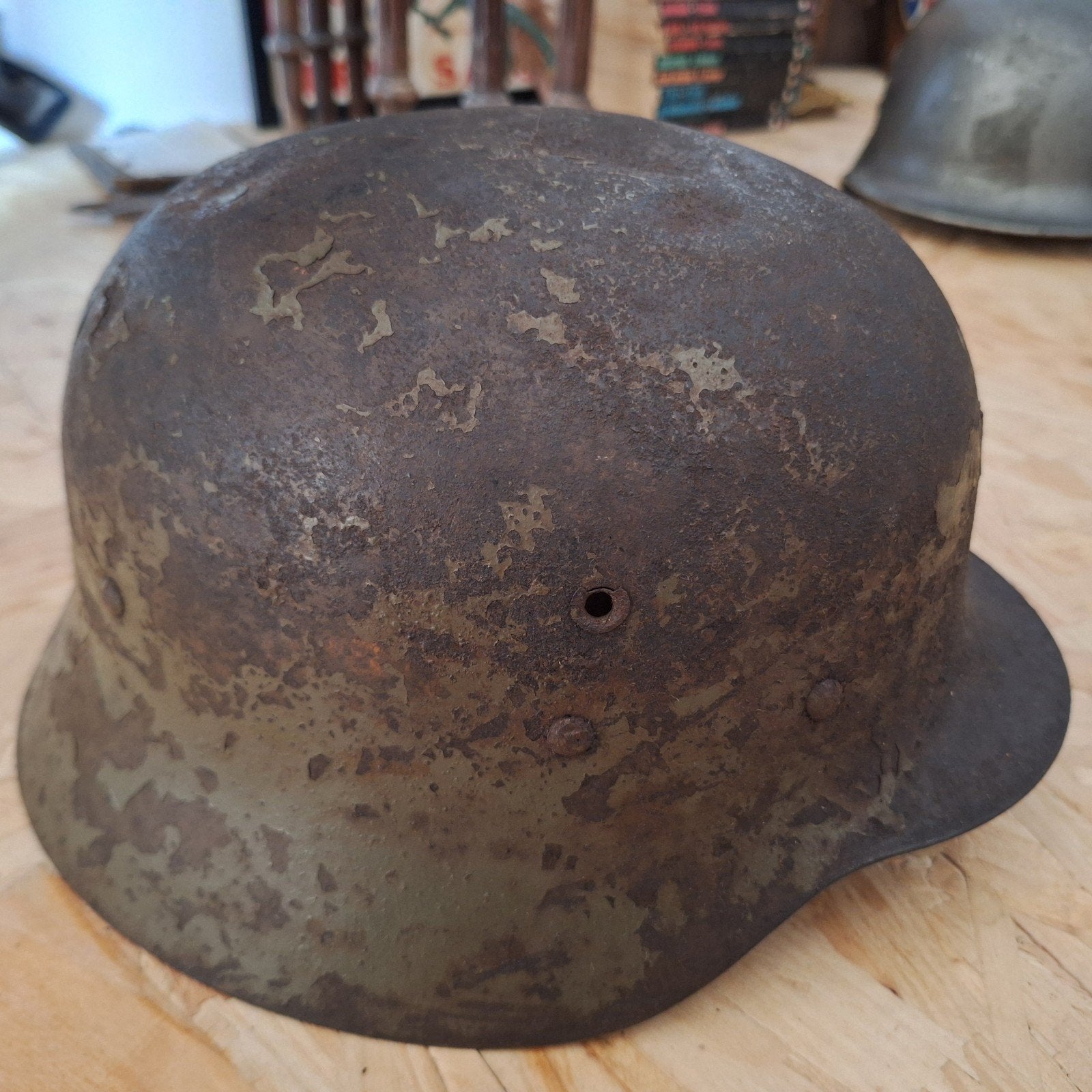 Casque espagnol modele Z42 WW2, Collections, Objets militaires | Seconde Guerre mondiale, Enlèvement ou Envoi, Armée de terre