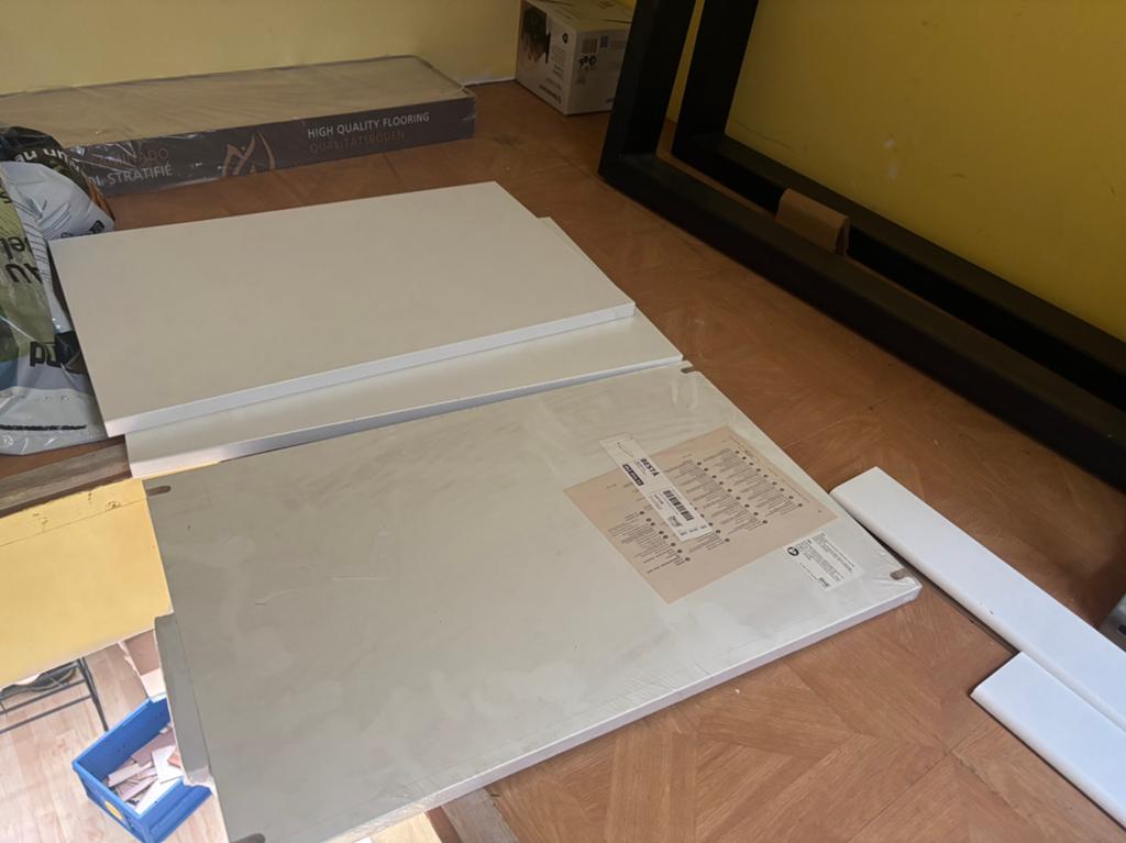 3 witte Besta legplanken, Enlèvement, Comme neuf
