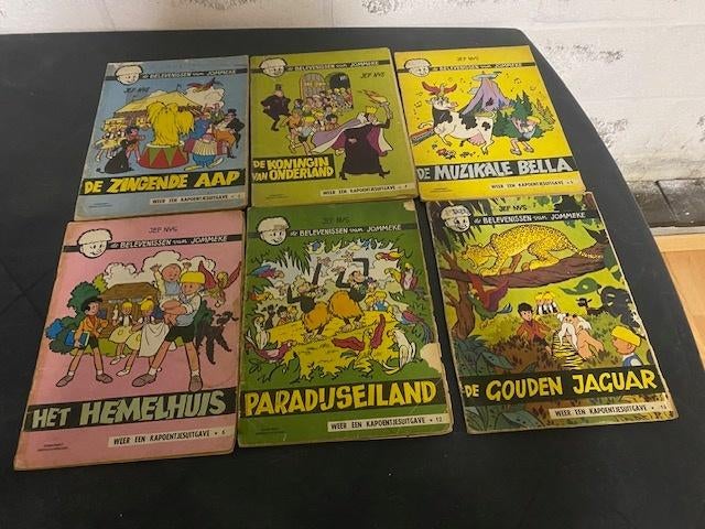 Jommeke strips, Boeken, Stripverhalen, Meerdere stripboeken, Ophalen of Verzenden, Gelezen
