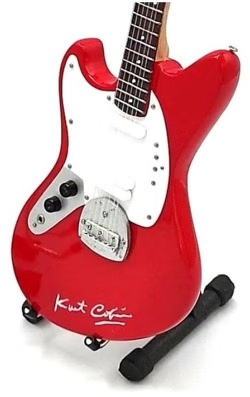Miniatuur replica Fender Jaguar gitaar - Kurt Cobain Nirvana, Enlèvement ou Envoi, Neuf