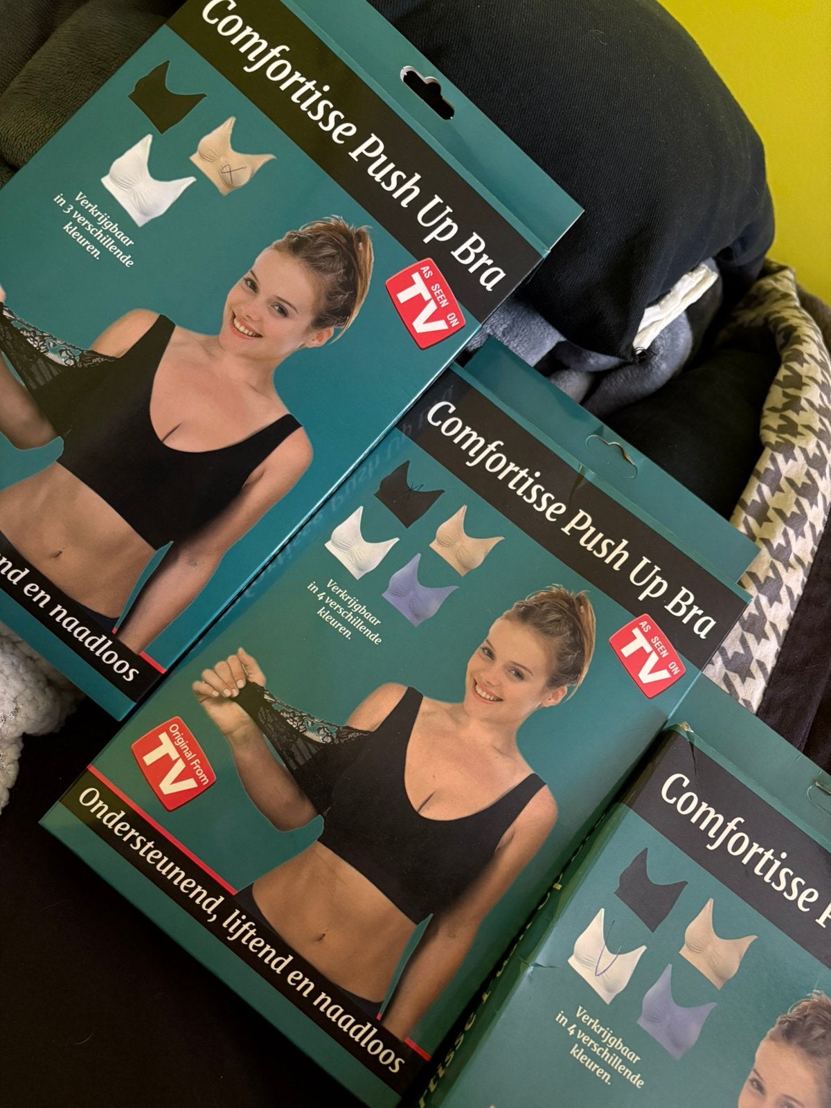 3 nieuwe comfort bh’s (wit/beige/zwart)., Kleding | Dames, Ondergoed en Lingerie, Ophalen of Verzenden, Wit, BH