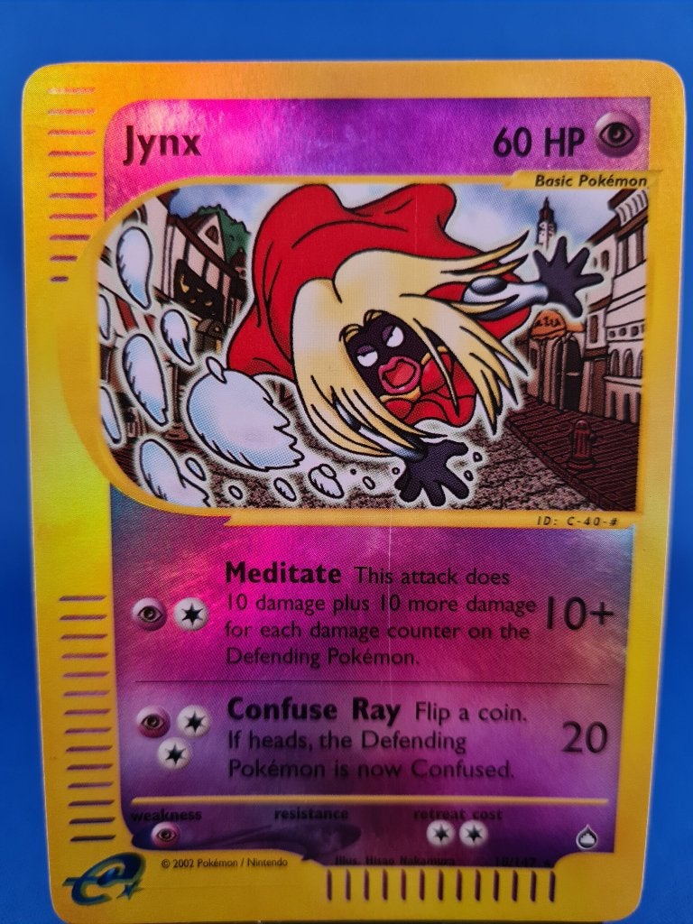 Jynx 18/147 - Aquapolis (Reverse Holo), Envoi, Utilisé