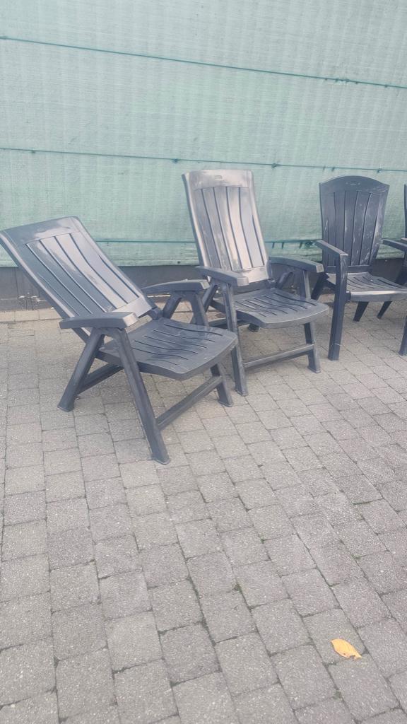 Tuinstoelen, Tuin en Terras, Tuinstoelen, Ophalen, Zo goed als nieuw, Plastic, Verstelbaar