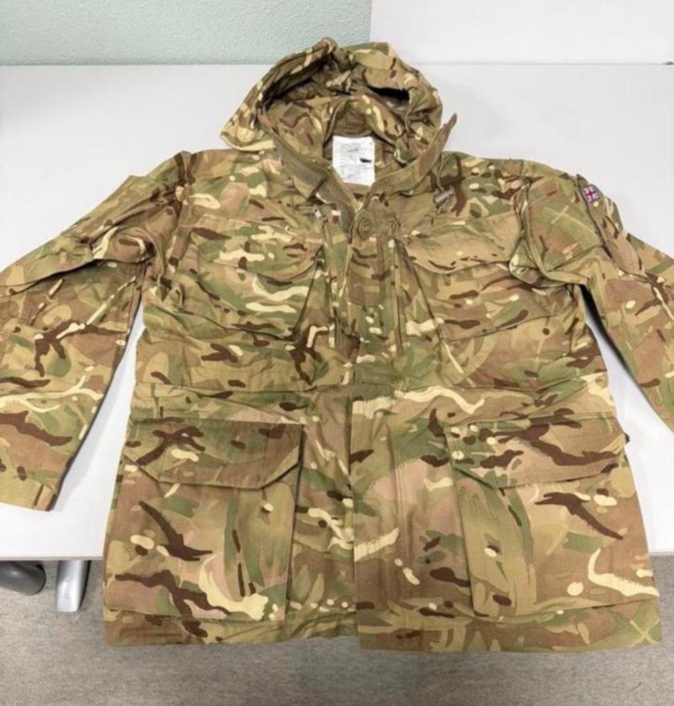 Britse Leger Winddichte smock jas army UK M camouflage camo, Verzamelen, Militaria | Algemeen, Landmacht, Kleding of Schoenen