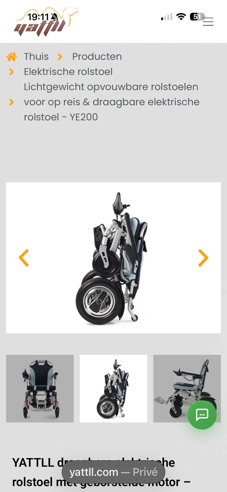 Electrische rolstoel nieuw, Diversen, Ophalen