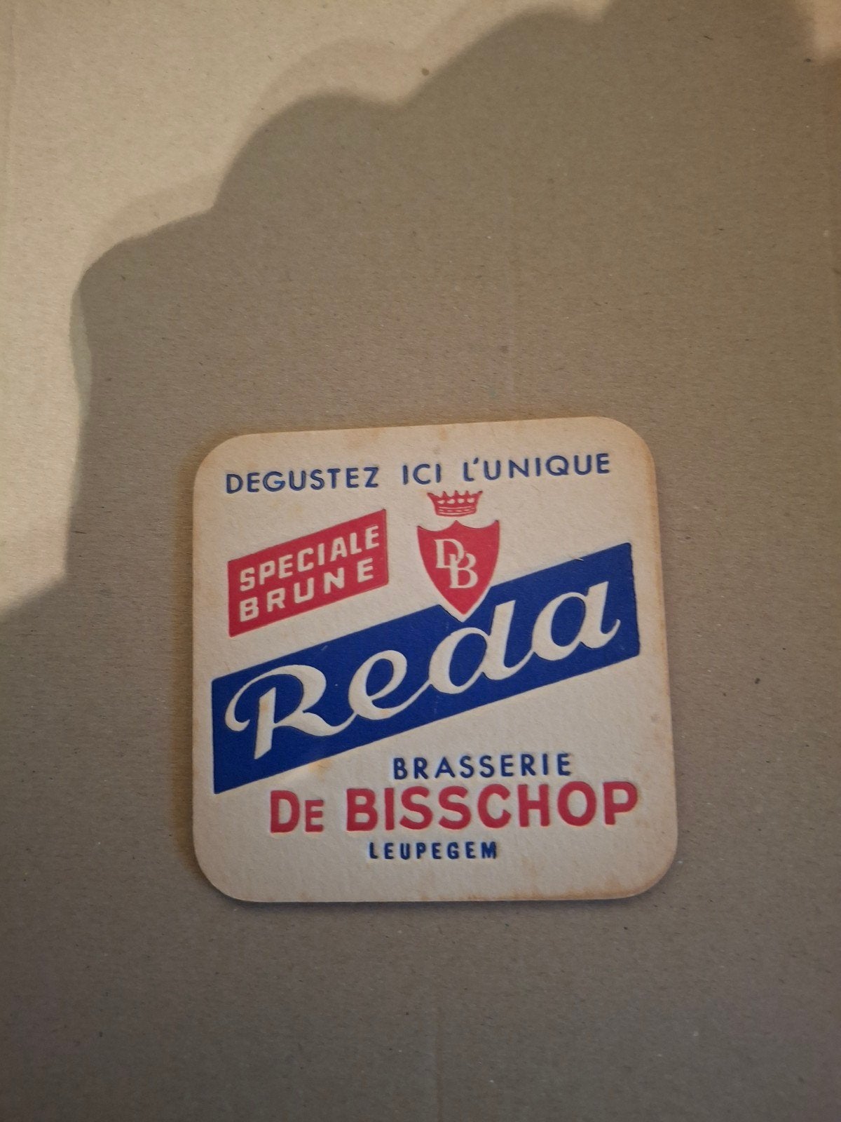 oud bierviltje reda de bisschop leupegem, Verzamelen, Ophalen of Verzenden