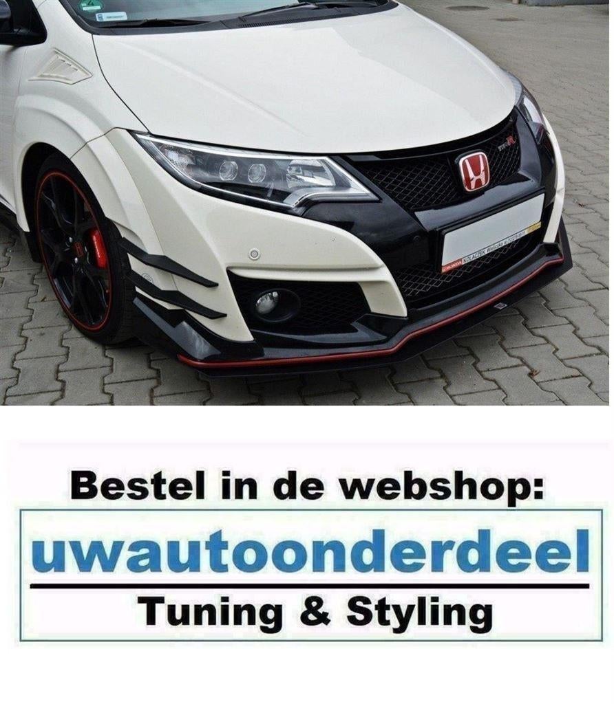 Maxton Spoiler Lip Splitter Voor Honda Civic Type R Mk9, Verzenden