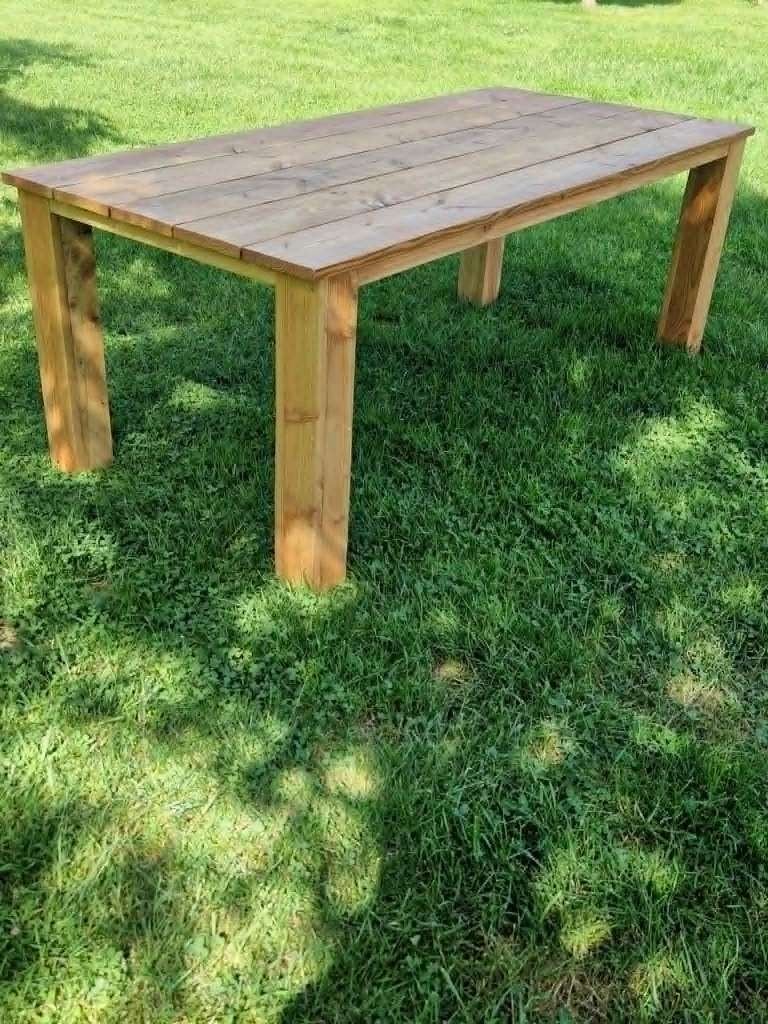Tuintafel Douglas NIEUW, Jardin & Terrasse, Tables de pique-nique, Neuf, Enlèvement