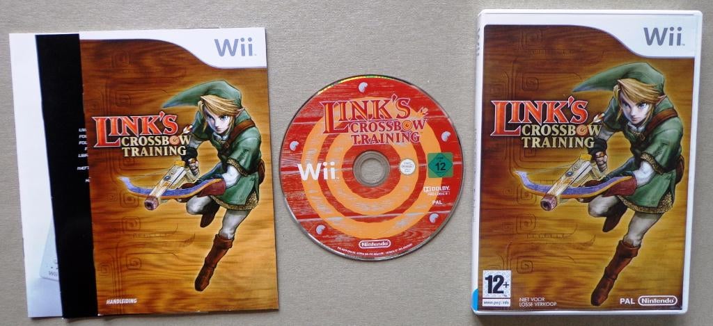 Link's Crossbow Training voor de Nintendo Wii Compleet, Enlèvement ou Envoi, Comme neuf
