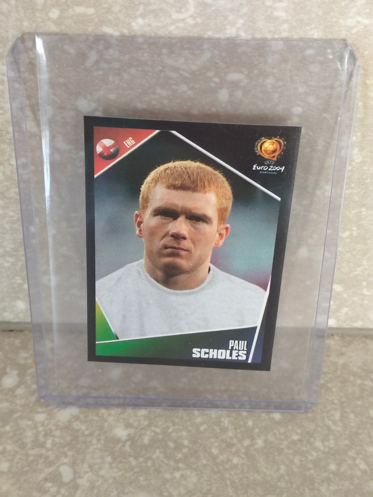 Panini sticker EK Euro 2004 Paul Scholes Engeland, Ophalen of Verzenden, Sticker