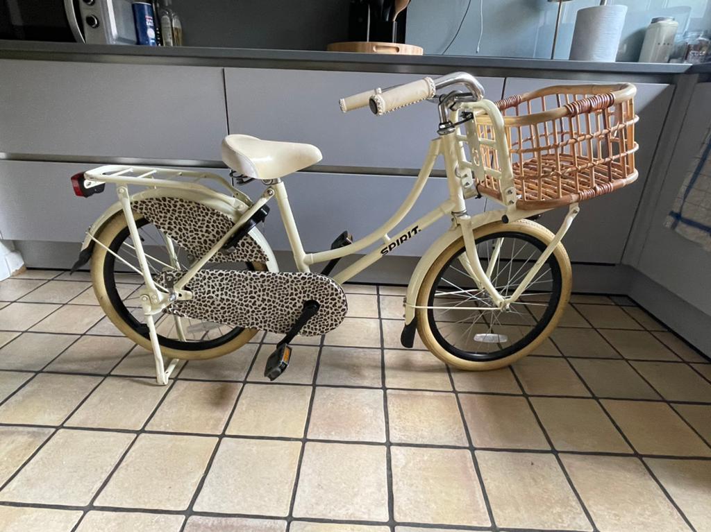 Kinderfiets 18inch, Fietsen en Brommers, Fietsen | Meisjes, Ophalen, Gebruikt, Terugtraprem, 18 inch