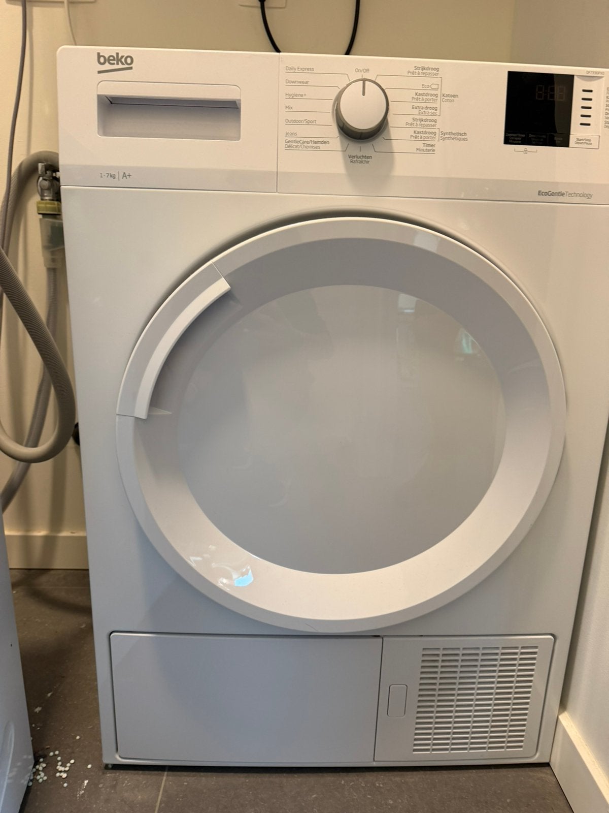 Droogkast Beko, Elektronische apparatuur, Ophalen, 6 tot 8 kg, Anti-kreukfase, Zo goed als nieuw
