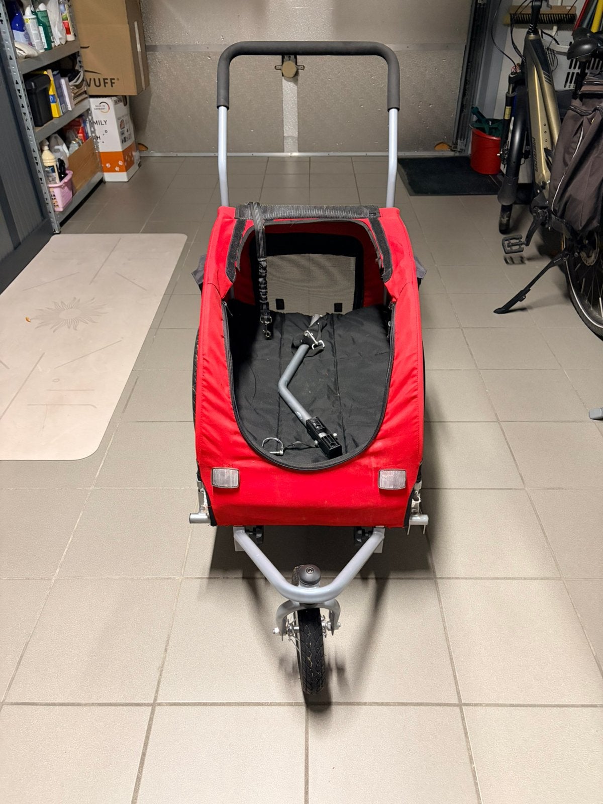 Fiets-en wandelkar Trixie M, Fietsen en Brommers, Ophalen, Gebruikt, Opvouwbaar, 20 tot 40 kg
