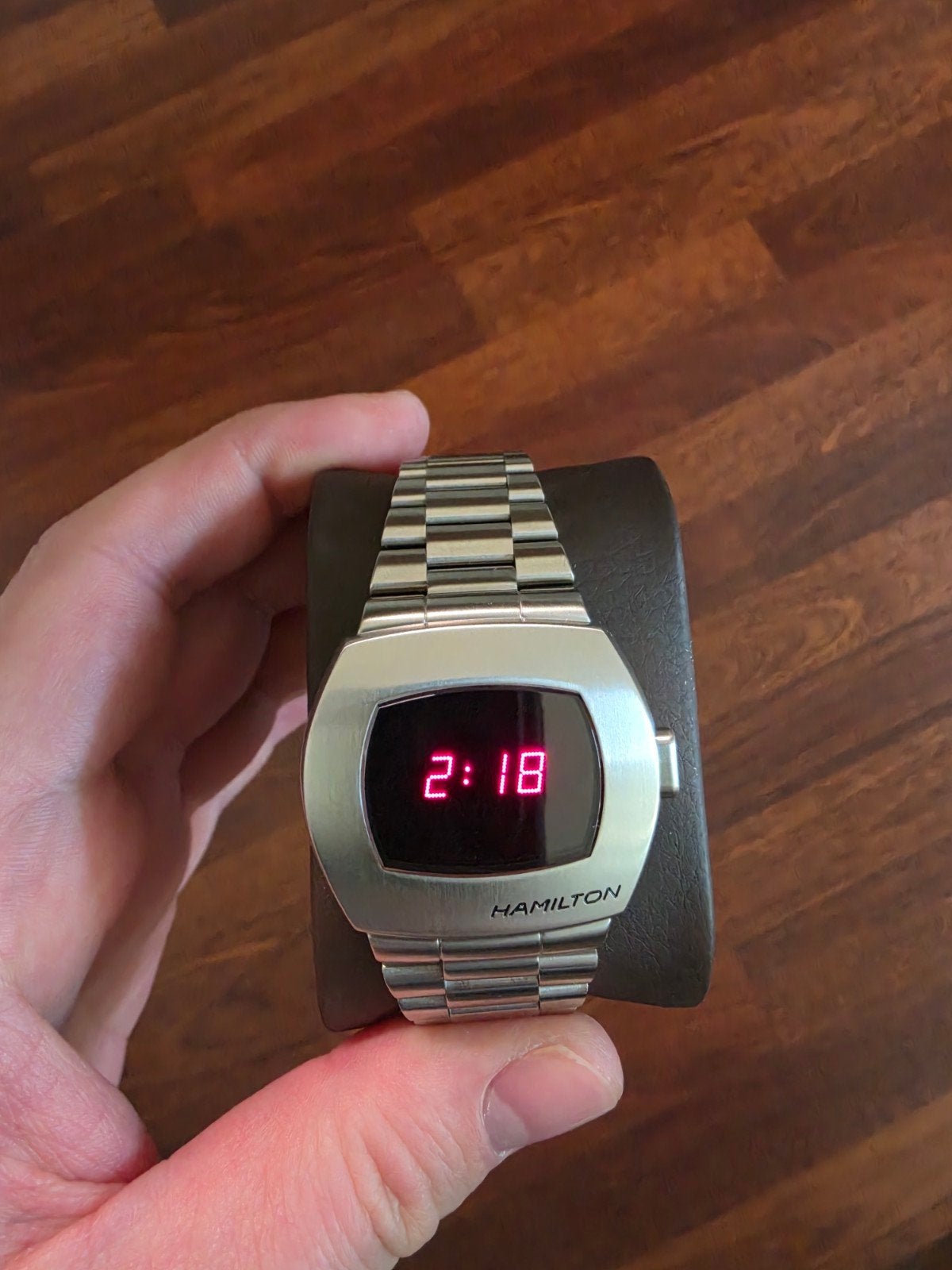 Hamilton American Classic PSR Digital Quartz, Overige merken, Staal, Staal, Polshorloge