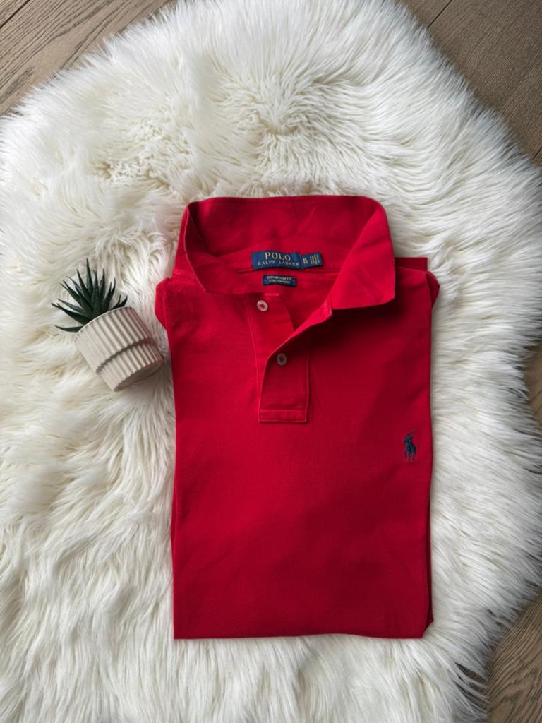 Polo ralph lauren XL, Kleding | Heren, Polo's, Ophalen of Verzenden, Nieuw, Maat 56/58 (XL), Rood