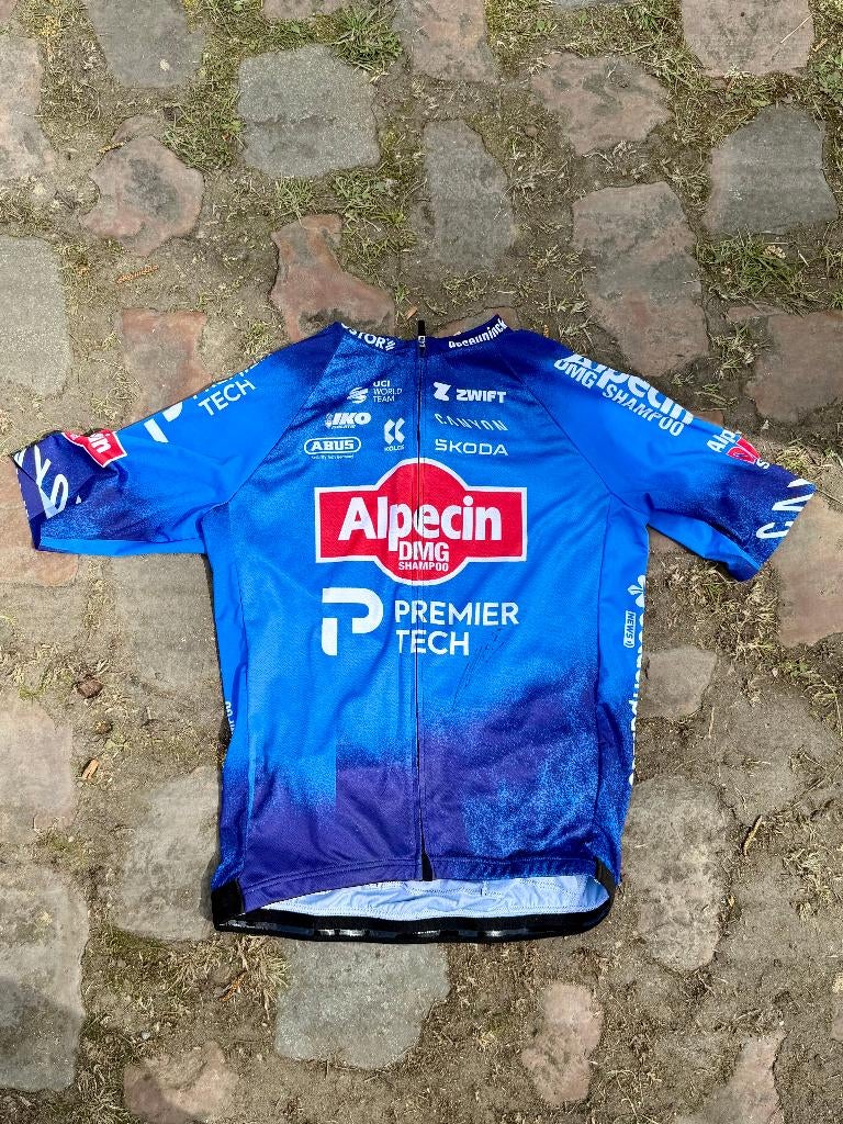 Chemise Alpecin dessinée par Mathieu Van Der Poel, Enlèvement ou Envoi, Neuf, Maillot