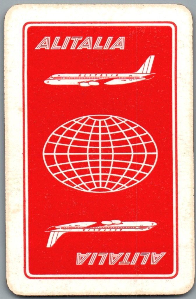 speelkaart - LK15426 - Alitalia AZA-101-A, Verzenden, Zo goed als nieuw, Speelkaart(en)