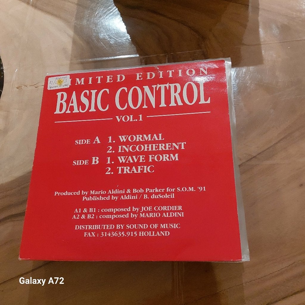 basic control vol 1 12 inch maxi, 12 pouces, Enlèvement ou Envoi, Autres types, Utilisé