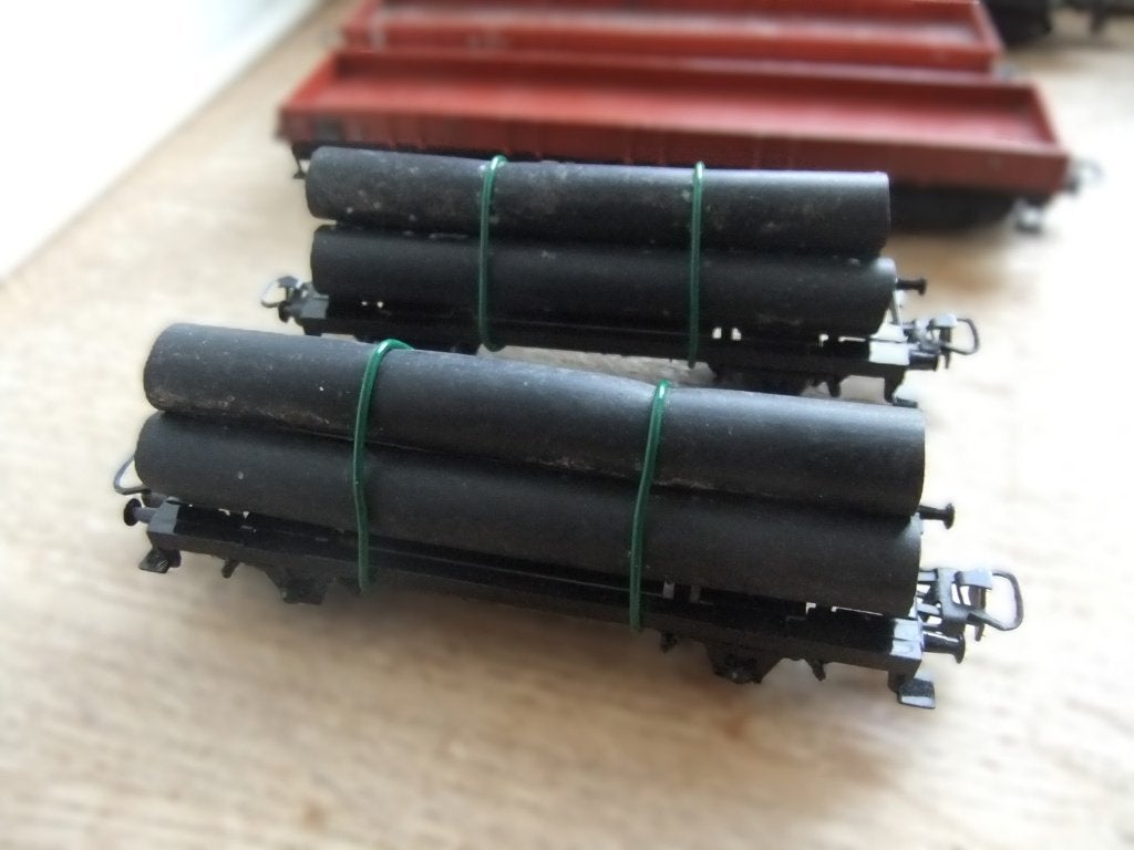 Märklin h0 - 2 wagons avec chargement, Analogique, Enlèvement ou Envoi, Courant alternatif, Wagon