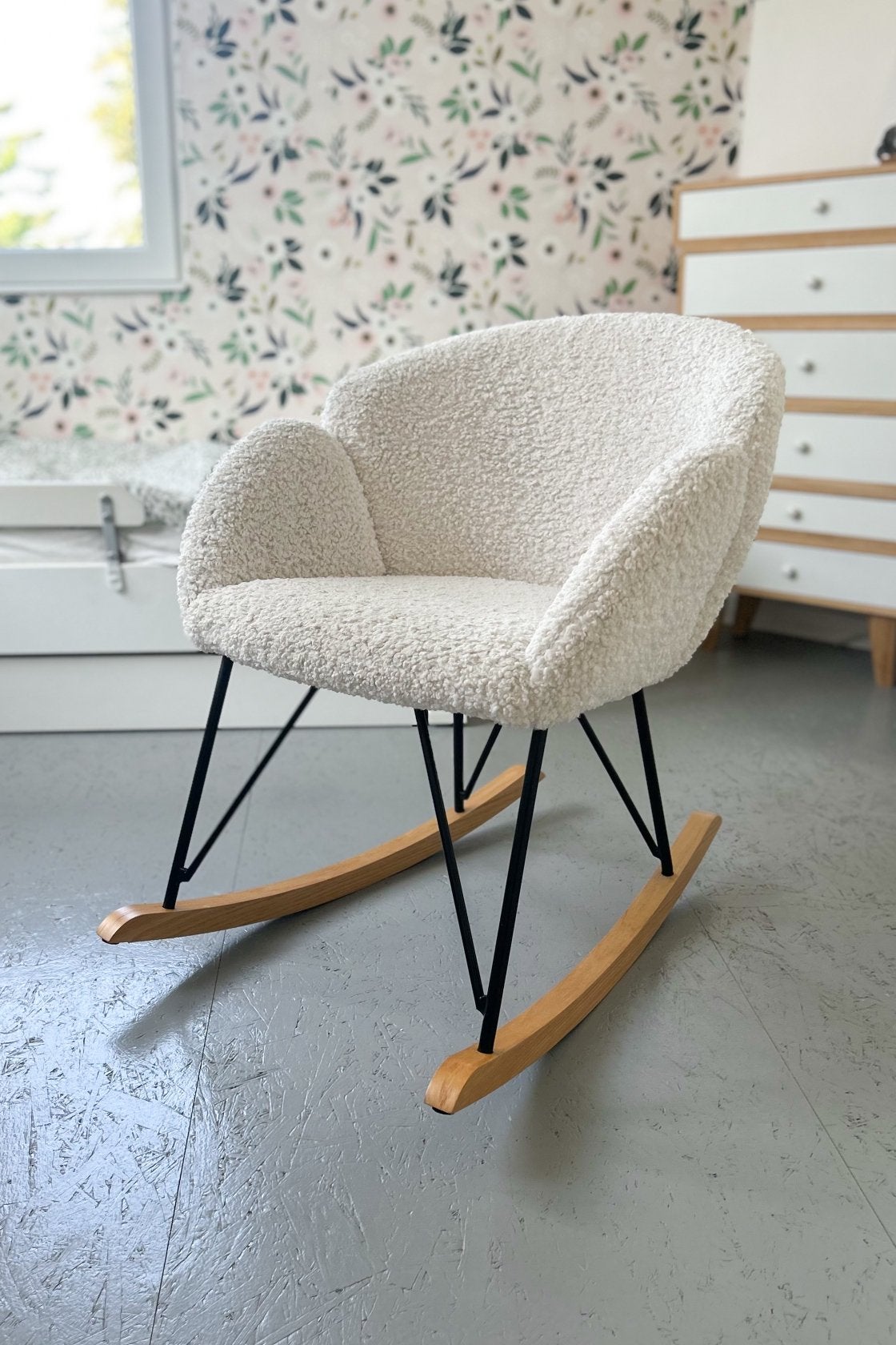 Chaise à bascule design - Miliboo - mouton, Enlèvement, Comme neuf