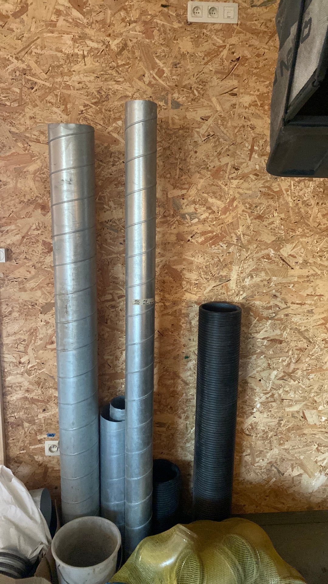 Spiraalbuis/spirobuis/ventilatiebuis, Doe-het-zelf en Bouw, Ophalen of Verzenden, Zo goed als nieuw