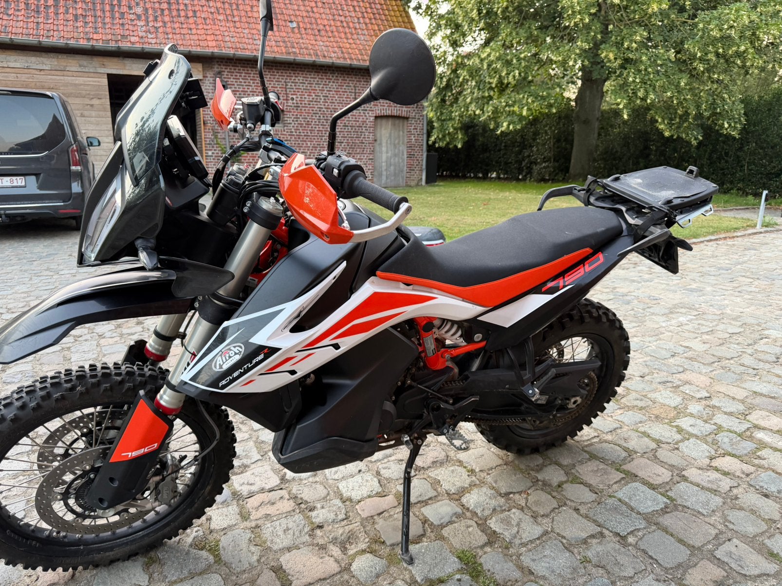 Ktm 790 adventure, Enlèvement