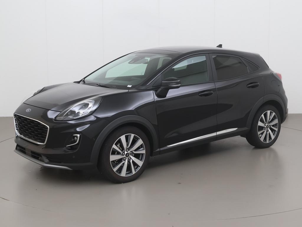 Ford Puma 1.0 ecoboost mild-hybrid titanium x (eu6d) 125, Auto's, Ford, Puma, Zwart, Bedrijf, Handgeschakeld