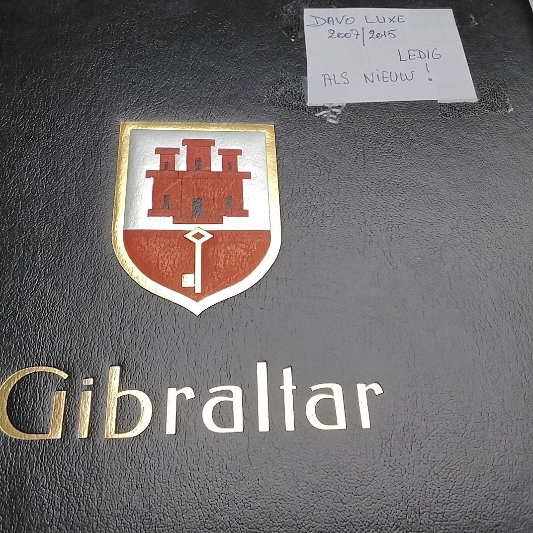 GIBRALTAR ledig DAVO LUXE ALBUM 2007/2015, magnifique ensemb, Enlèvement ou Envoi