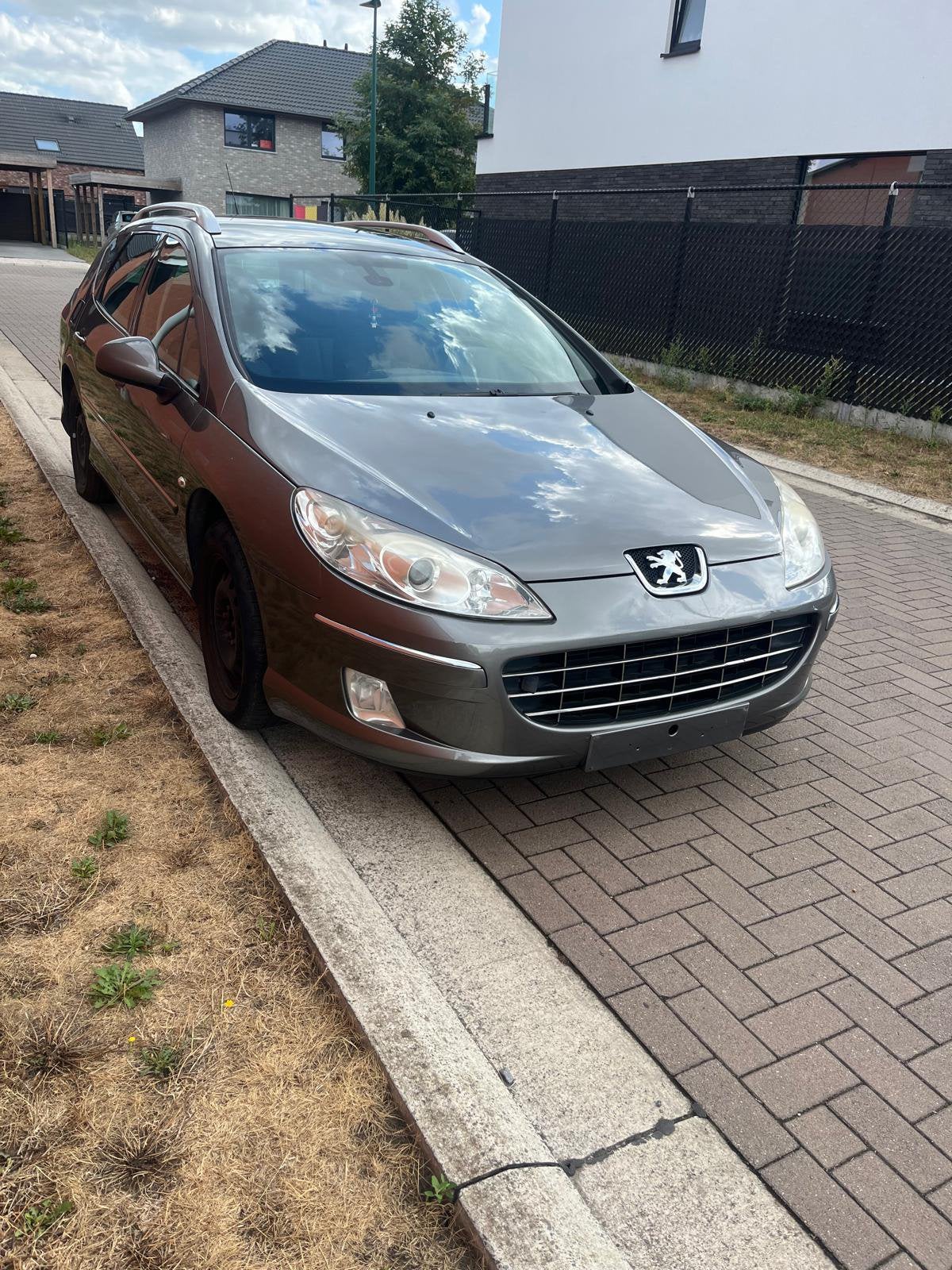 Peugeot 407 SW, Autos, Peugeot, Argent ou Gris, Boîte manuelle, Toit panoramique, 5 portes