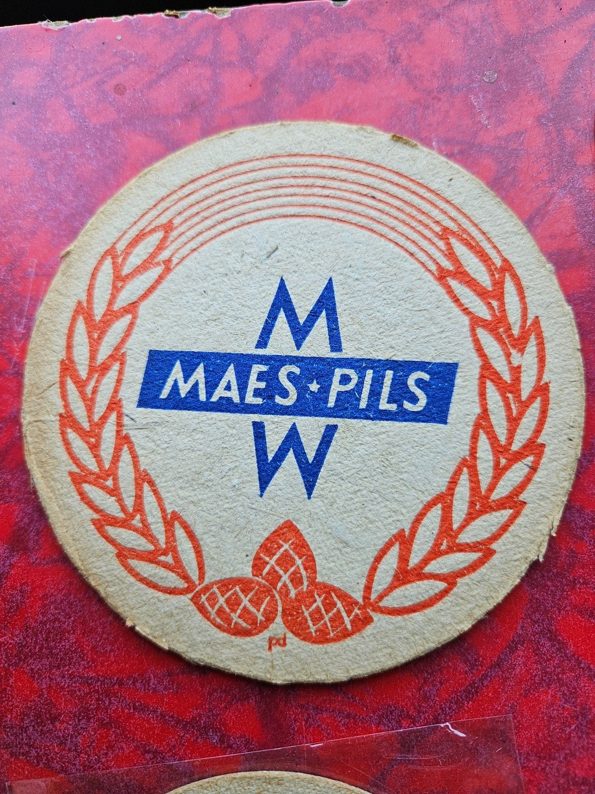 Anciens sous-verres à bière - Maes Pils, Collections, Enlèvement