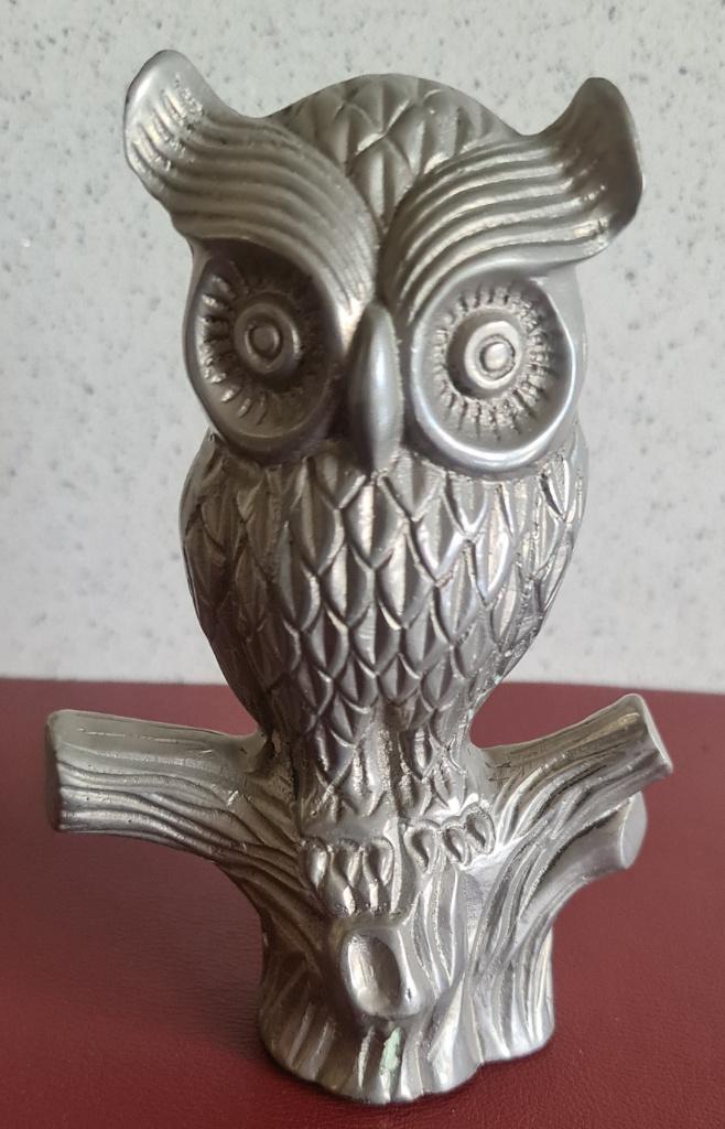 Uil - hoogte 15 cm (600gr), Ophalen of Verzenden, Zo goed als nieuw, Dier