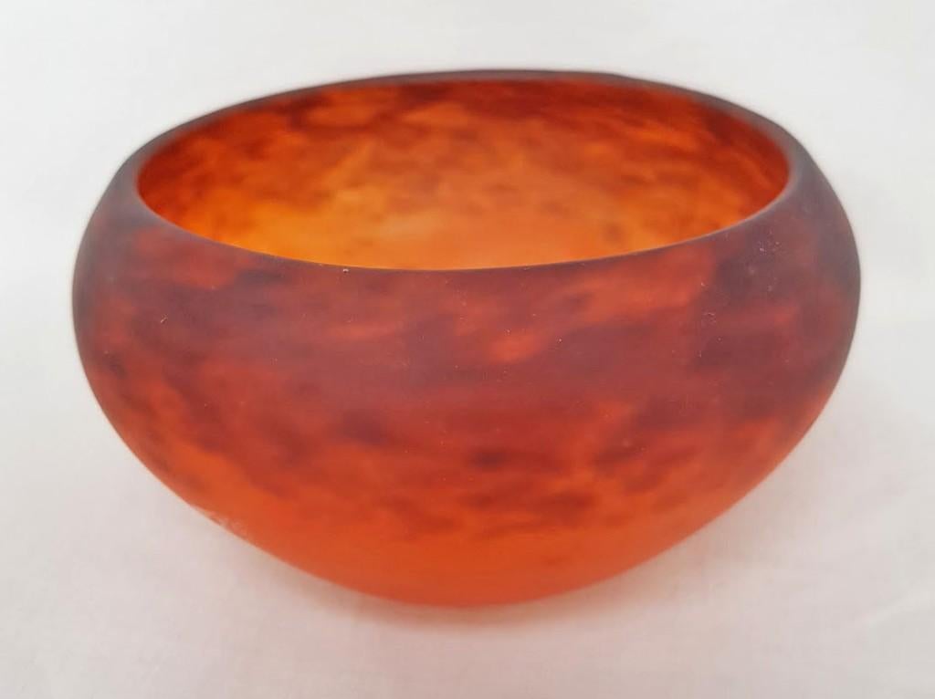 Schneider - Coupe bijoux - Art Déco - Pâte de verre, Enlèvement ou Envoi