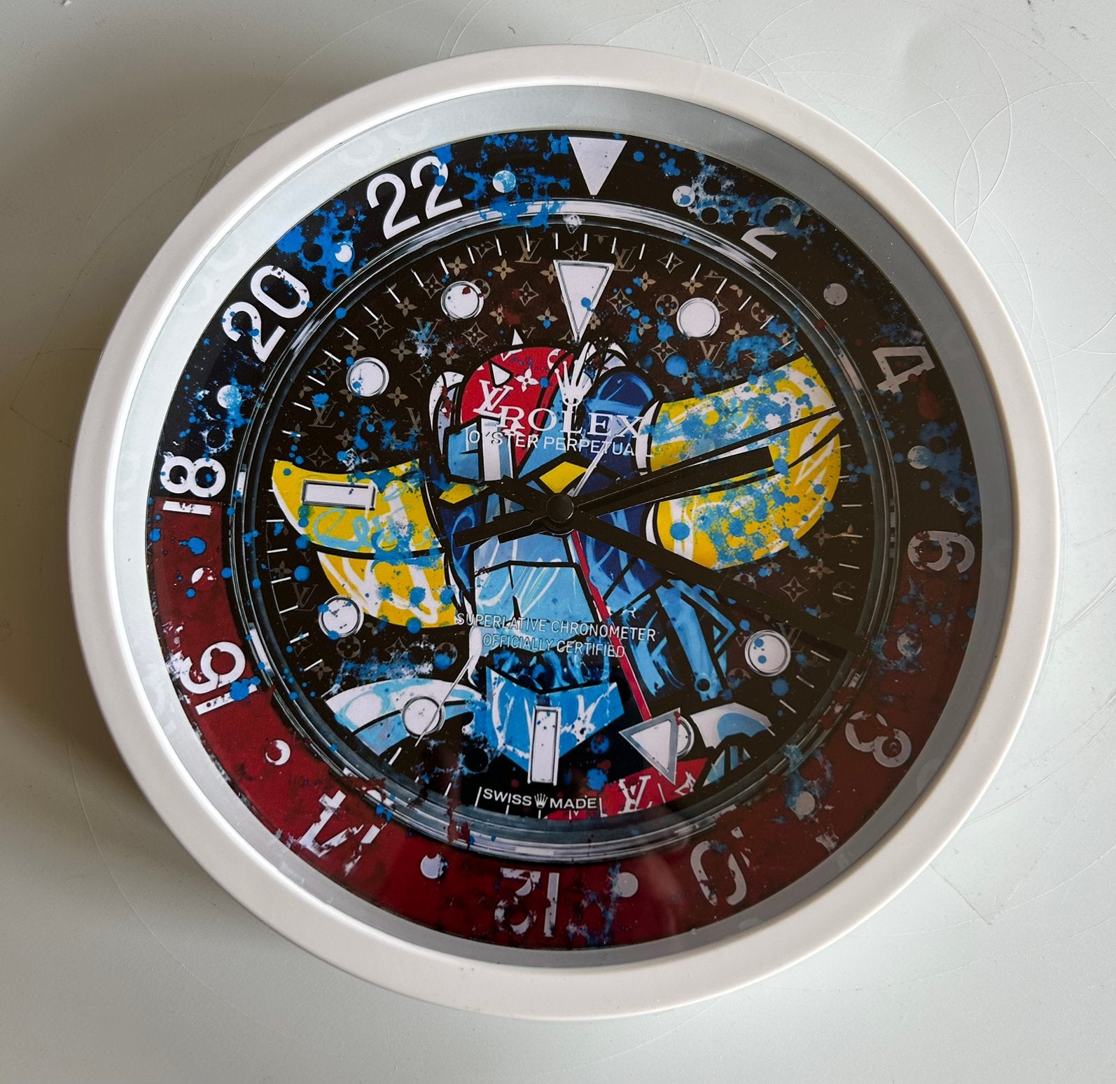 Horloge Goldorak pop art luxe louis Vuitton Rolex, Enlèvement ou Envoi, Neuf, Analogique, Horloge murale