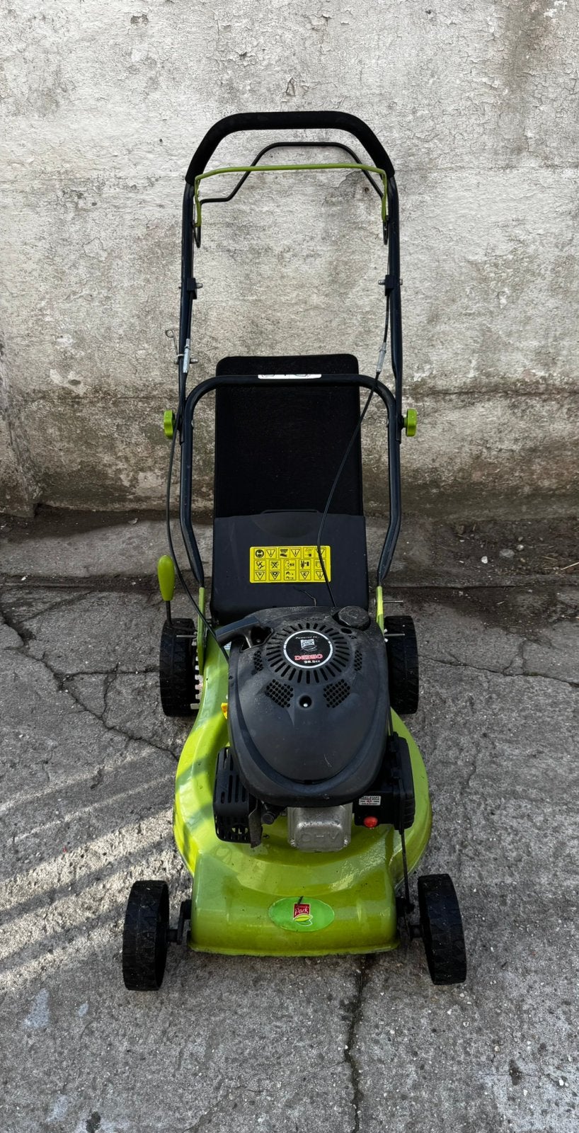 central park grasmaaier 98,5cc benzine, Ophalen, Gebruikt, Elektrische grasmaaier