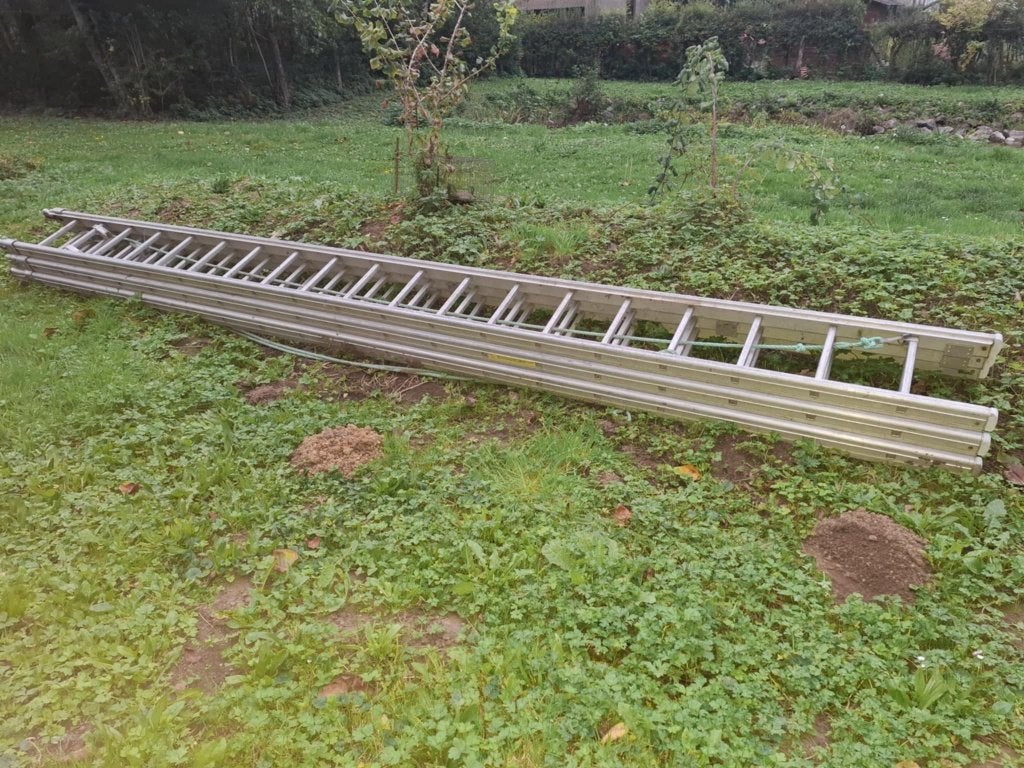Echelle triple à corde 3 x 5 m, Enlèvement
