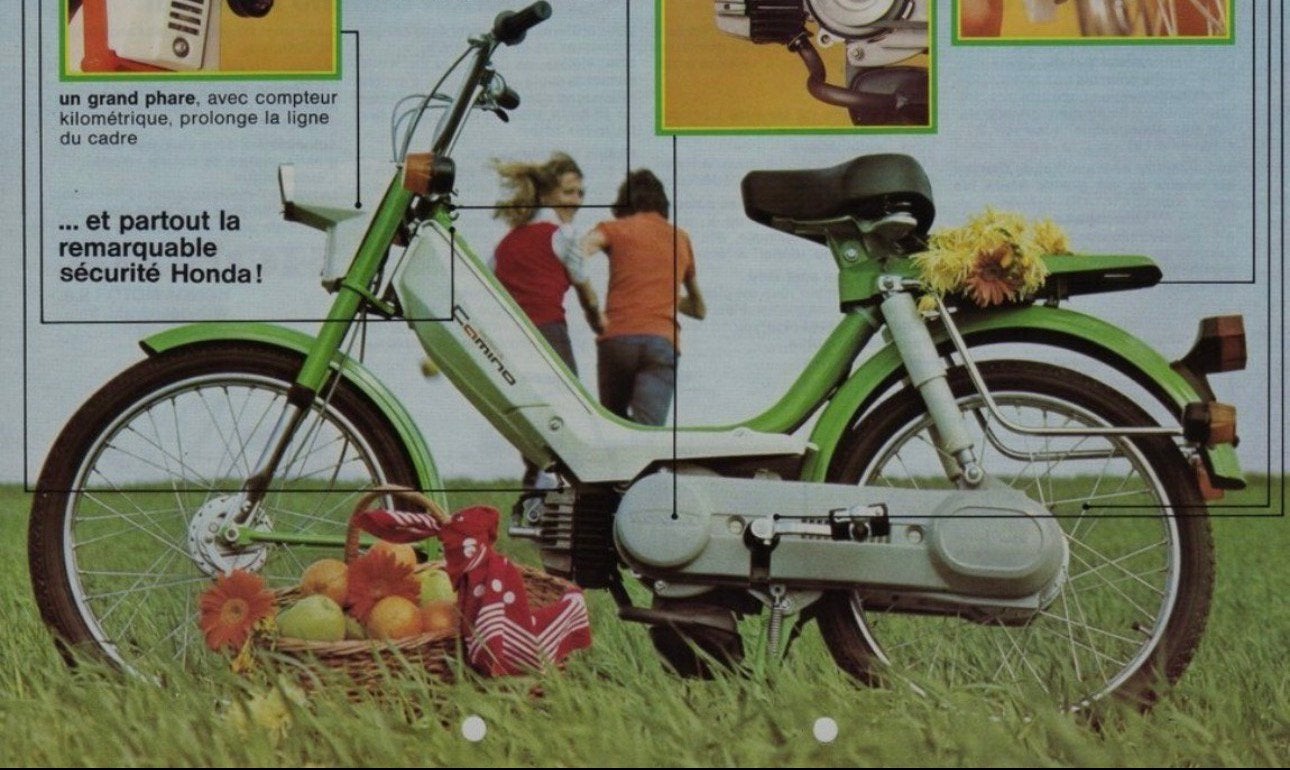 Originele honda camino 1976 groen, Fietsen en Brommers, Brommers | Honda, Ophalen, Overige modellen, 49 cc, Zo goed als nieuw