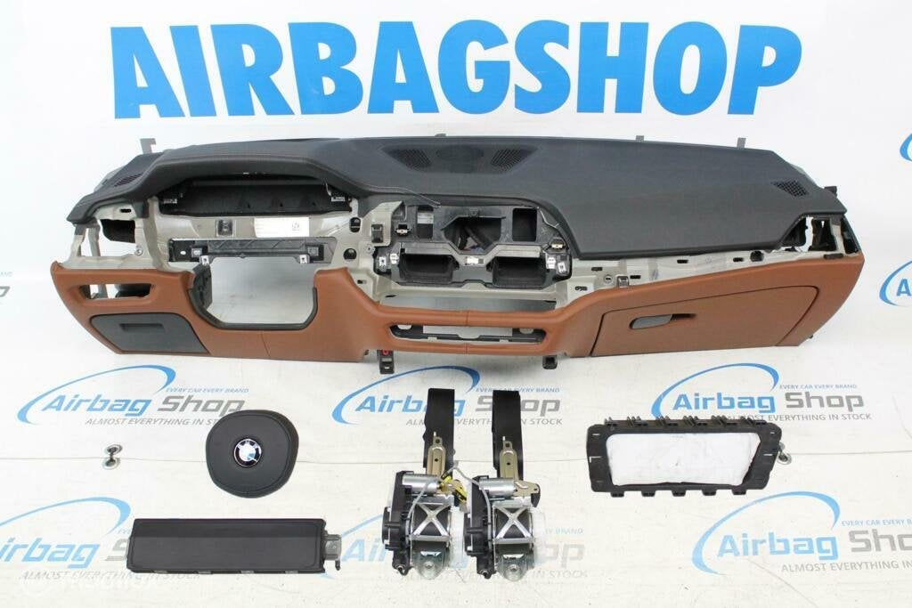 Airbag kit Tableau de bord M HUD noir/brun BMW 3 serie G20, Enlèvement ou Envoi, Utilisé