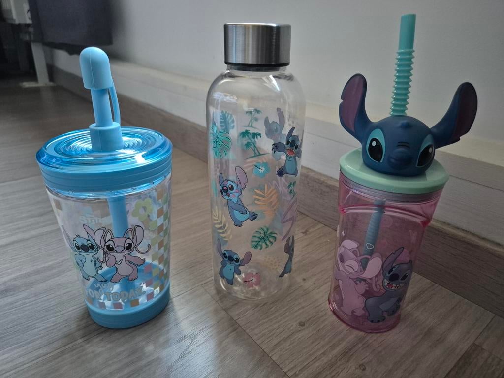 Drinkbekers Stitch. 3 euro per stuk, Ophalen of Verzenden
