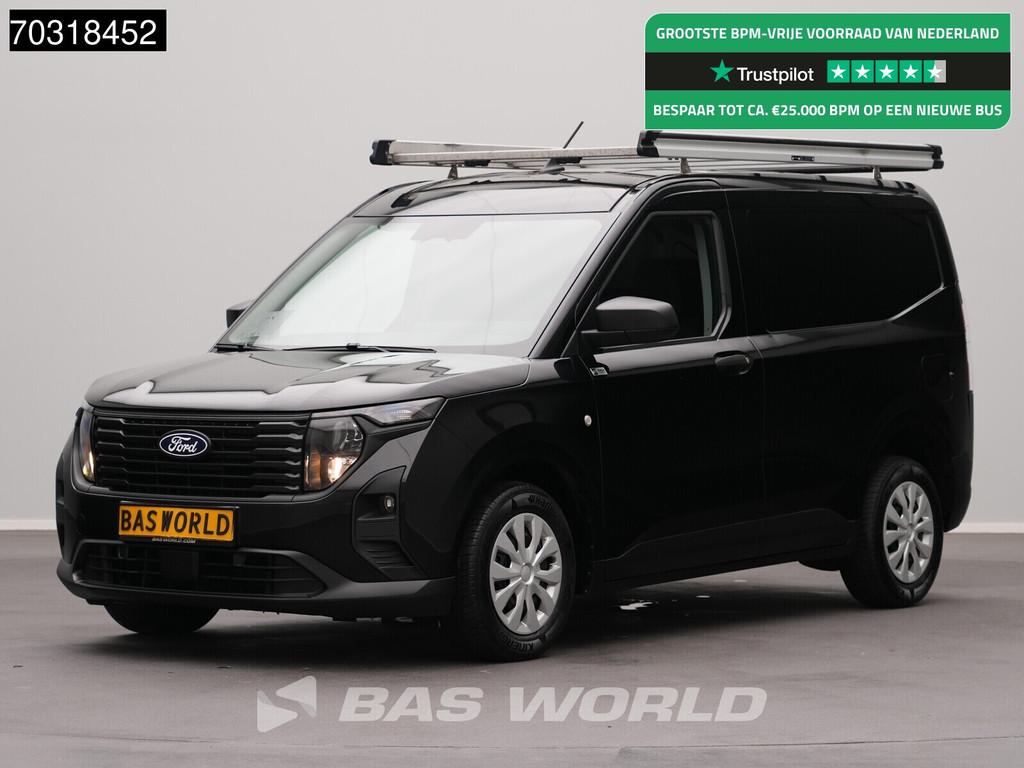 Ford Transit Courier 100pk Benzine L1H1 Airco Cruise Imperia, Auto's, Stof, Gebruikt, Euro 6, Zwart