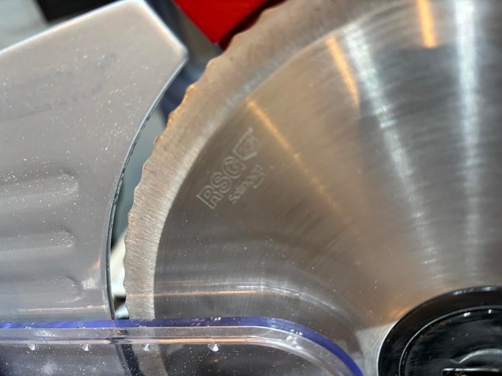 Snijmachine inox mes - aluminium chassis, Trancheuse, Enlèvement ou Envoi